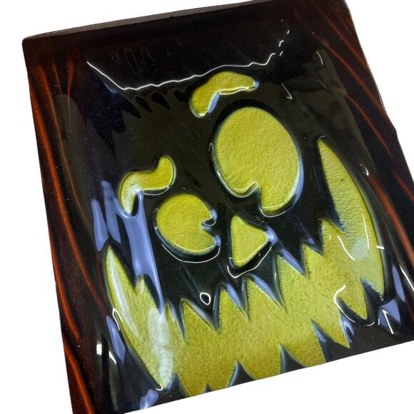 American Greeting Cards Halloween Ceramic Candy Dish Jack-o-lantern NIB - Picture 6 of 7